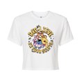 thumbnail image 1 of Disney - Bee Lieve In Your Selfie - Juniors Cropped Cotton Blend T-Shirt, 1 of 4