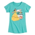 thumbnail image 1 of Disney - Belle Brainy And Brave  - Toddler & Youth Girls Short Sleeve Graphic T-Shirt, 1 of 5