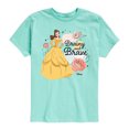thumbnail image 1 of Disney - Belle Brainy And Brave - Toddler & Youth Short Sleeve Graphic T-Shirt, 1 of 5