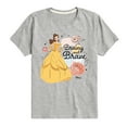 thumbnail image 1 of Disney - Belle Brainy And Brave - Toddler & Youth Short Sleeve Graphic T-Shirt, 1 of 5