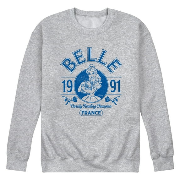 Disney - Belle Collegiate - Men's Crew Fleece Sweatshirt