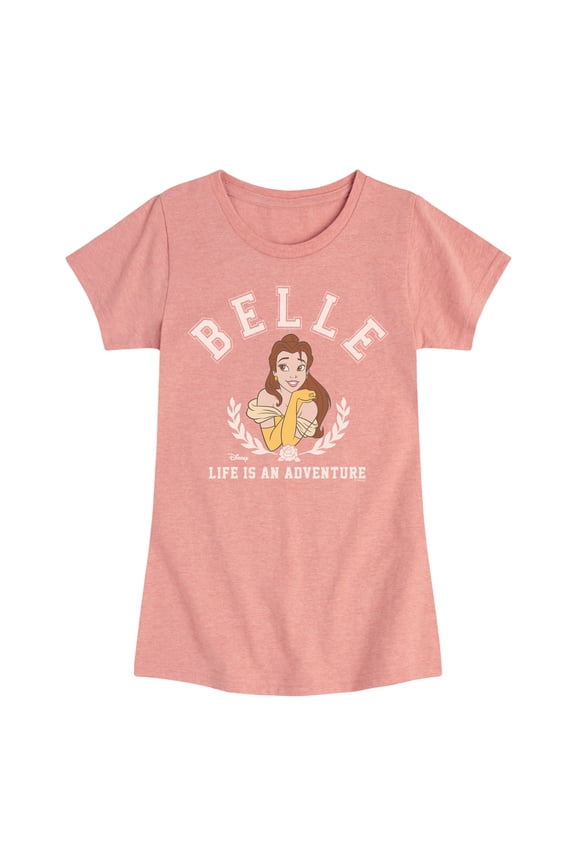 - Belle Collegiate - Youth Girls Fitted Short Sleeve T-Shirt
