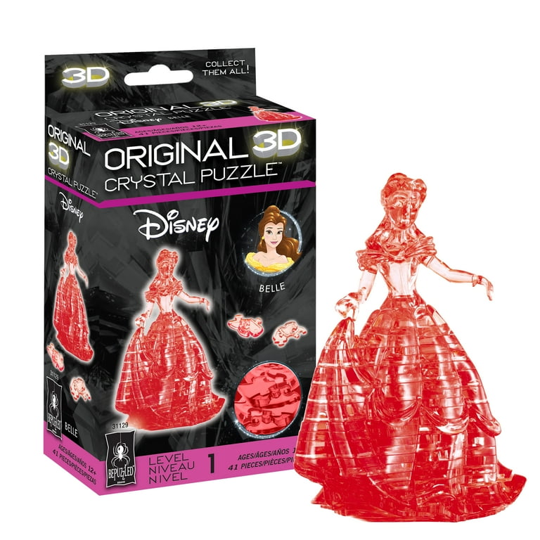 Original 3D Crystal Puzzles Disney Belle 3D Crystal Puzzle, Ages