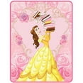 thumbnail image 1 of Disney Belle "Tale of Beauty" 46" x 60" Kids Throw, Walmart Exclusive, 1 of 4