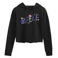 thumbnail image 1 of Disney - Belle Type - Juniors Cropped Pullover Hoodie, 1 of 4