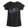 thumbnail image 1 of Disney - Belle Type  - Toddler & Youth Girls Short Sleeve Graphic T-Shirt, 1 of 4