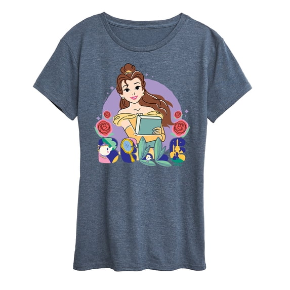 Disney - Belle - Women's Short Sleeve Graphic T-Shirt