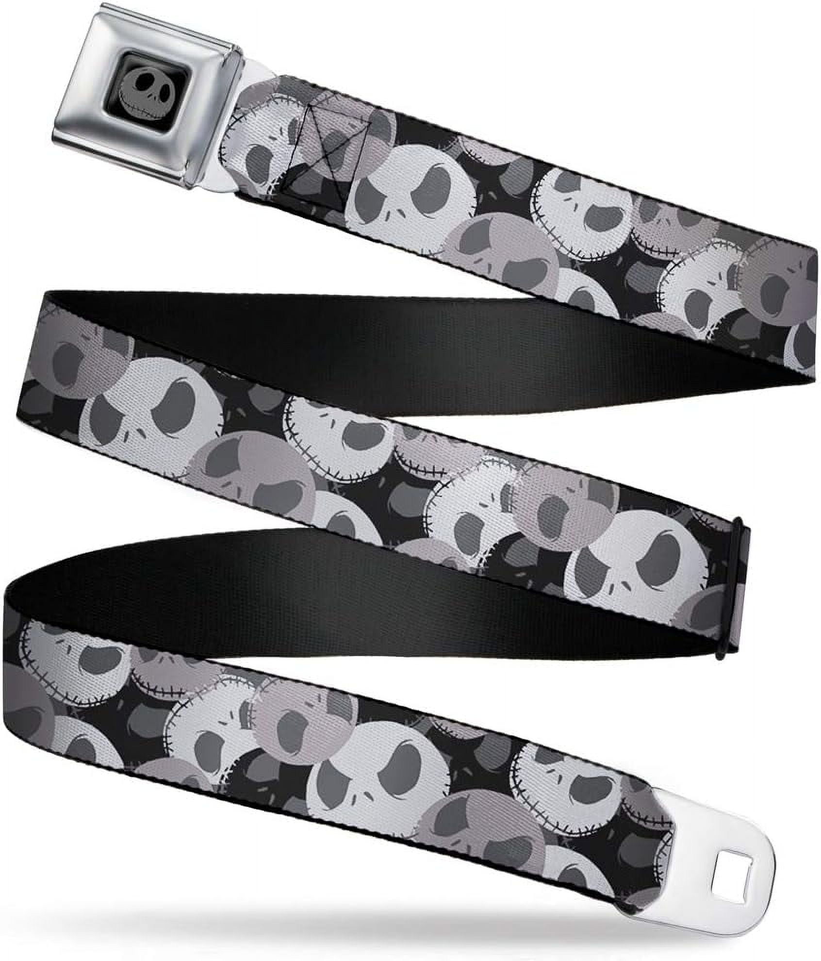Buckle-Down Disney Nightmare Before Christmas Seatbelt Belt For Kids - Adjustable, Officially Licensed - View #2