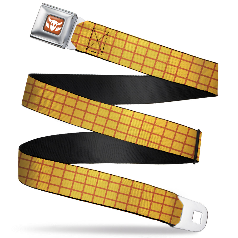 Disney Belt, Seatbelt Buckle Belt, Toy Story Woody Bounding Plaid Shirt ...