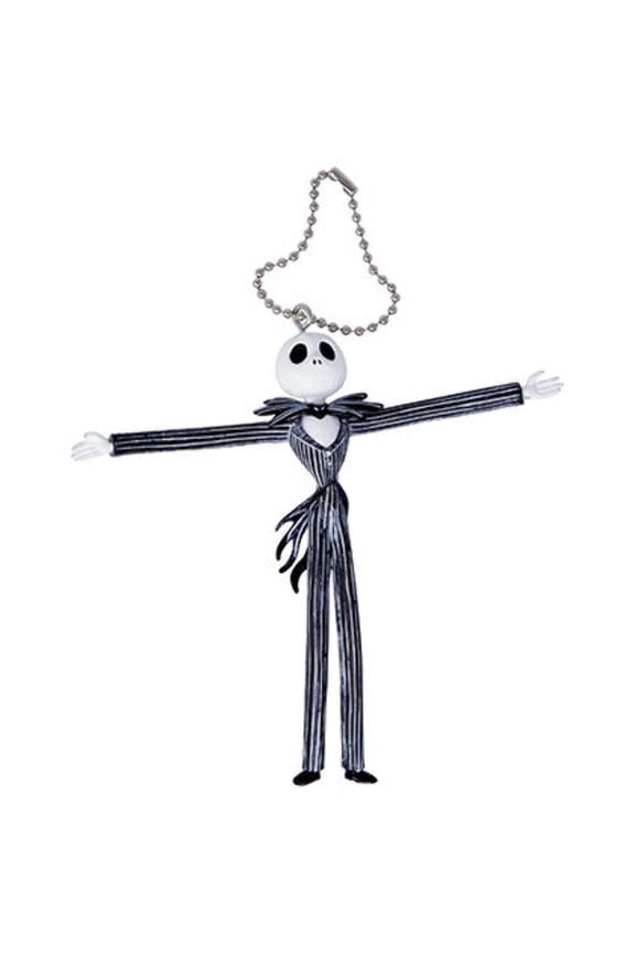 Bendable Keychain Jack Skellington