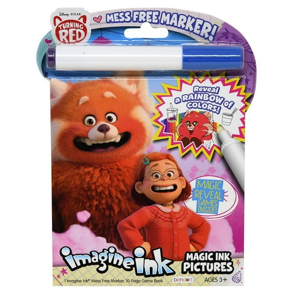 Disney: Bendon Imagine Ink Turning Red Magic Ink Pictures, Book 1 (Paperback)