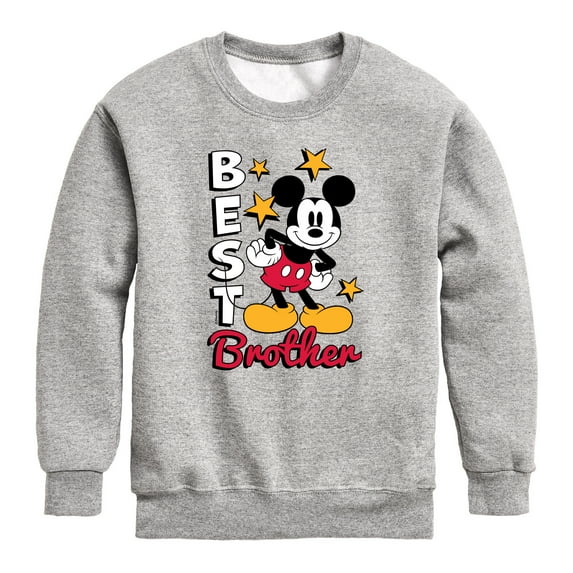 Disney - Best Brother - Youth Crewneck Fleece Sweatshirt