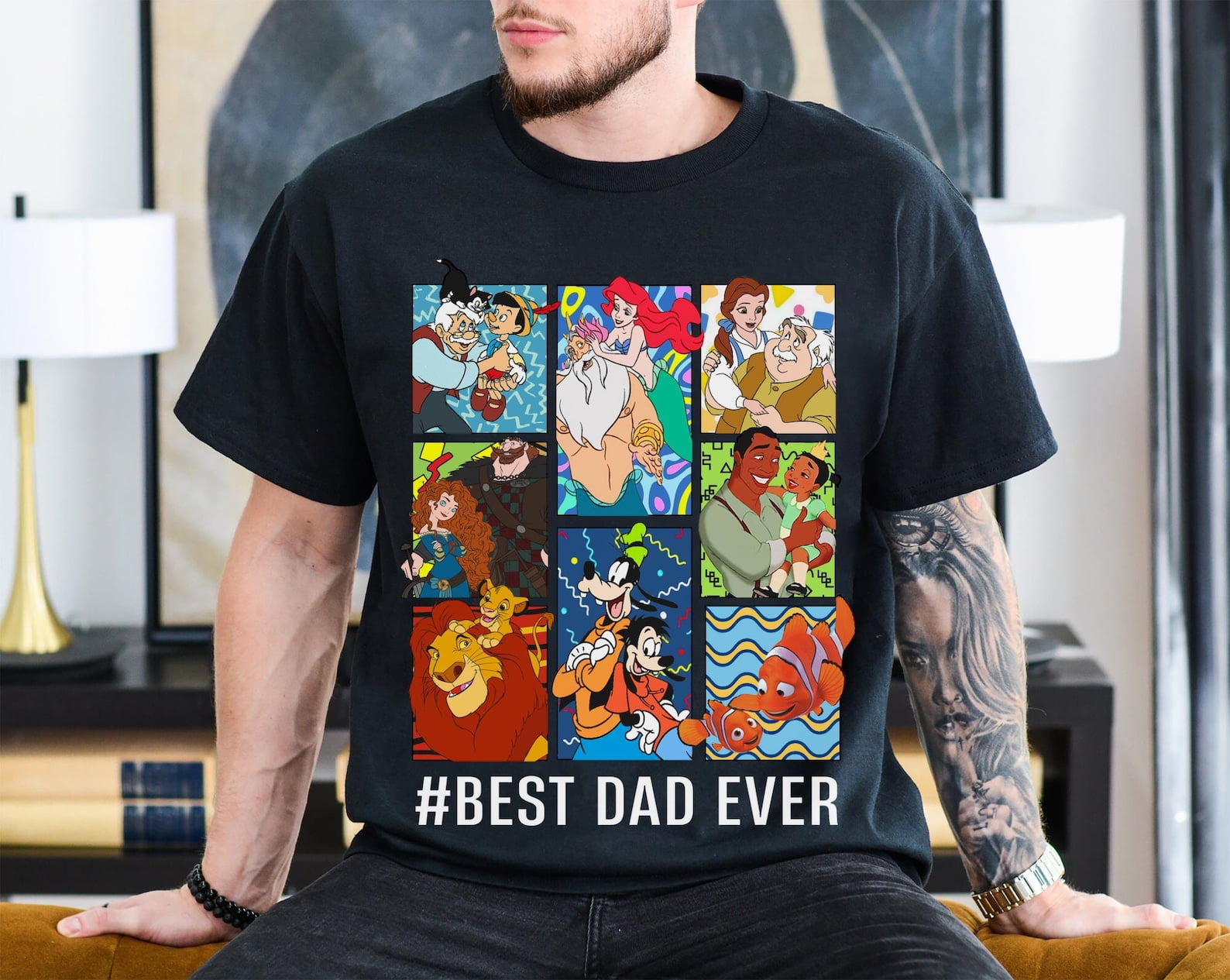 Disney Best Dad Ever T-Shirt, Father's Day Gift, Funny Magic Kingdom ...
