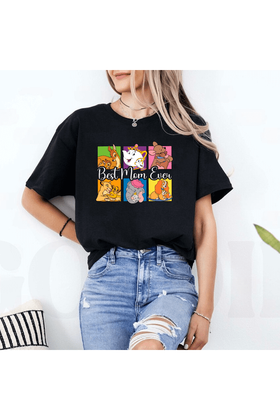Disney Best Mom Ever Cute Mama Mother'S Day Graphic T-Shirt All Size S-5XL