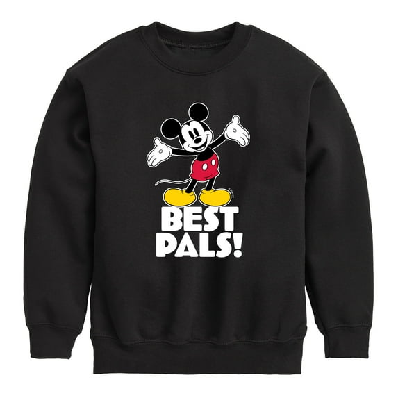 Disney - Best Pals Mickey - Youth Crewneck Fleece Sweatshirt