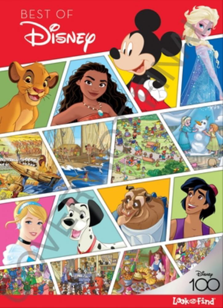 Disney: Best of Disney Look and Find - Walmart.com