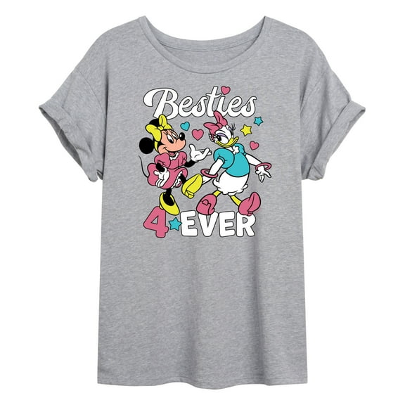 Disney - Besties Four Ever - Juniors Ideal Flowy Muscle T-Shirt