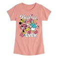 thumbnail image 1 of Disney - Besties Four Ever - Toddler & Youth Girls Short Sleeve Graphic T-Shirt, 1 of 6
