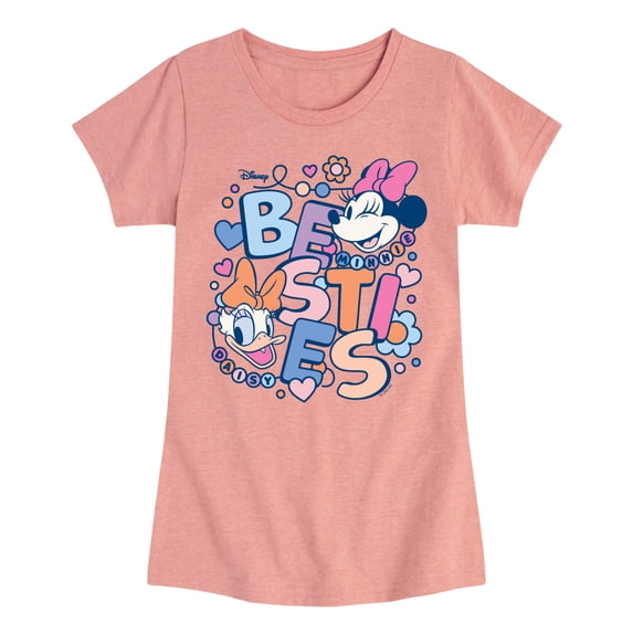 Disney - Besties - Youth Girls Fitted Short Sleeve T-Shirt
