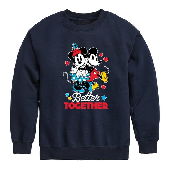 Disney - Better Together - Toddler & Youth Crewneck Fleece Sweatshirt