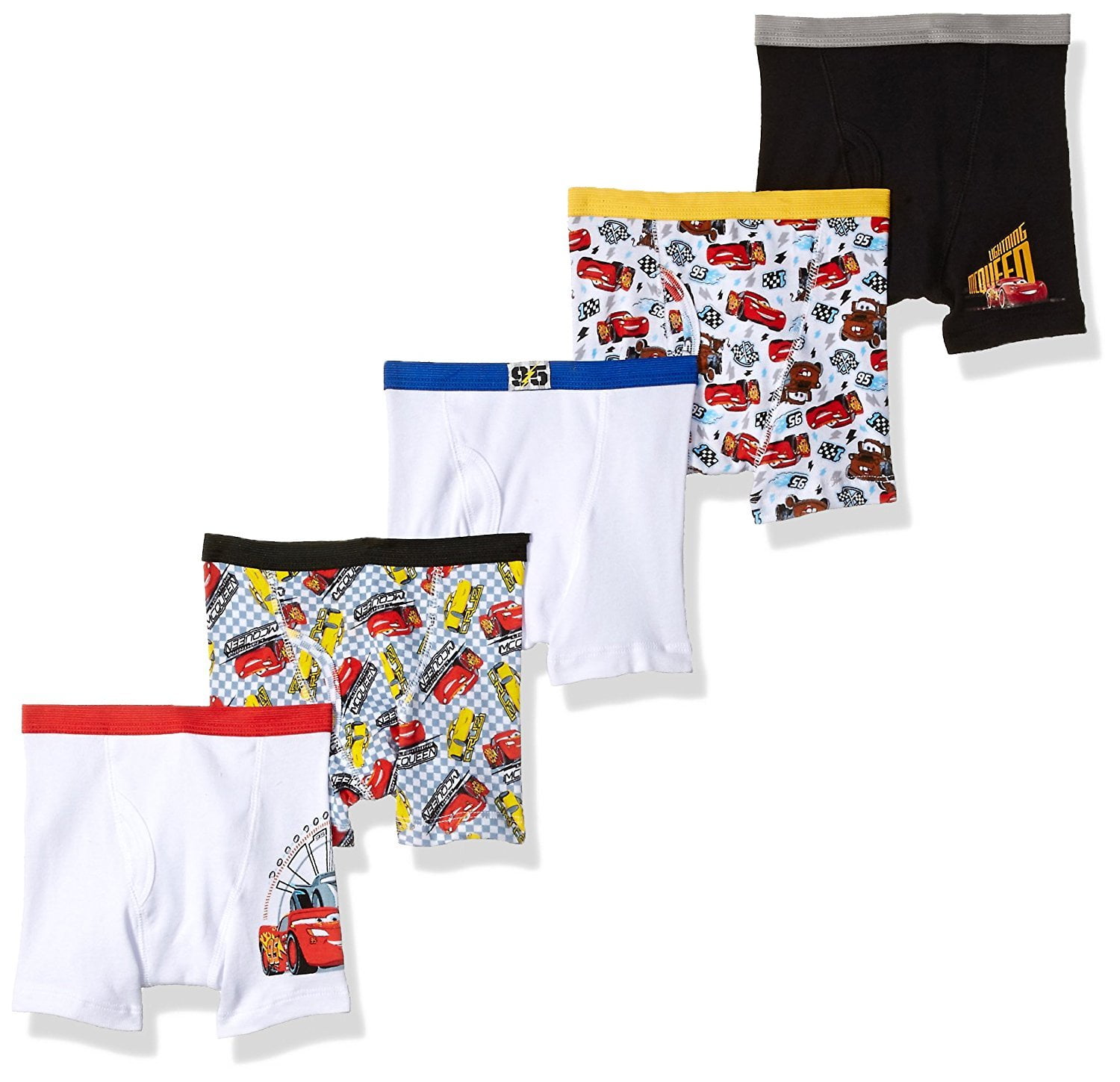 5Pcs/Lot Cartoon CARS Baby Kids Boys Boxer Brief Underwear Short