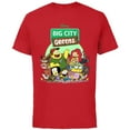 thumbnail image 1 of Disney Big City Greens Family Group - Short Sleeve Cotton T-Shirt for Adults -Customized-Red, 1 of 5