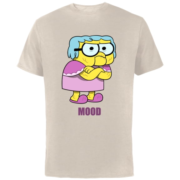 Disney Big City Greens Gramma Alice Mood - Short Sleeve Cotton T-Shirt for Adults -Customized-Natural