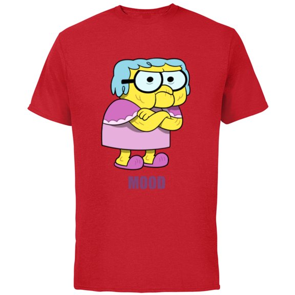 Disney Big City Greens Gramma Alice Mood - Short Sleeve Cotton T-Shirt for Adults -Customized-Red