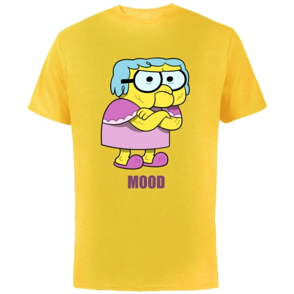 Disney Big City Greens Gramma Alice Mood - Short Sleeve Cotton T-Shirt for Adults -Customized-Yellow