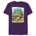 thumbnail image 1 of Disney Big City Greens Poster Cricket and Family - Short Sleeve Blended T-Shirt for Adults -Customized-Purple, 1 of 5