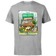 thumbnail image 1 of Disney Big City Greens Poster Cricket and Family - Short Sleeve Cotton T-Shirt for Adults -Customized-Athletic Heather, 1 of 5