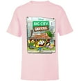 thumbnail image 1 of Disney Big City Greens Poster Cricket and Family - Short Sleeve T-Shirt for Kids -Customized-Soft Pink, 1 of 5