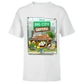 thumbnail image 1 of Disney Big City Greens Poster Cricket and Family - Short Sleeve T-Shirt for Kids -Customized-White, 1 of 5