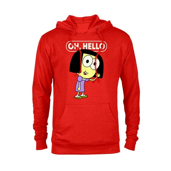 Disney Big City Greens Tilly Oh, Hello - Pullover Hoodie for Adults -Customized-Red Heather