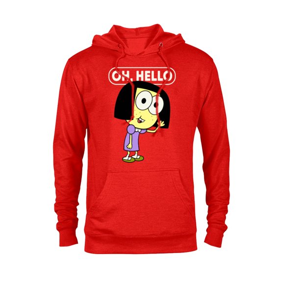 Disney Big City Greens Tilly Oh, Hello - Pullover Hoodie for Adults -Customized-Red Heather