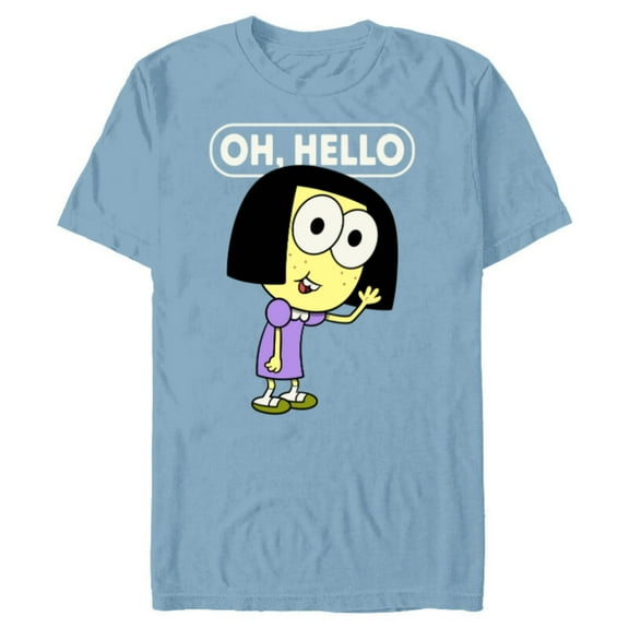 Disney Big City Greens Tilly Oh, Hello - Short Sleeve Blended T-Shirt for Adults -Customized-Ocean Blue