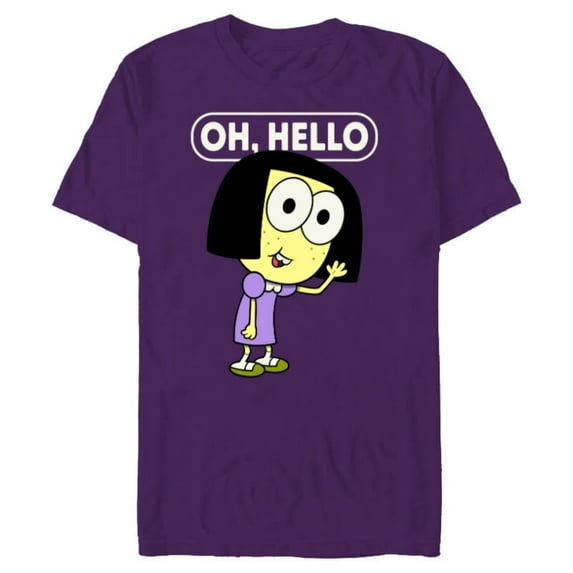 Disney Big City Greens Tilly Oh, Hello - Short Sleeve Blended T-Shirt for Adults -Customized-Purple