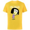 thumbnail image 1 of Disney Big City Greens Tilly Oh, Hello - Short Sleeve Cotton T-Shirt for Adults -Customized-Yellow, 1 of 5