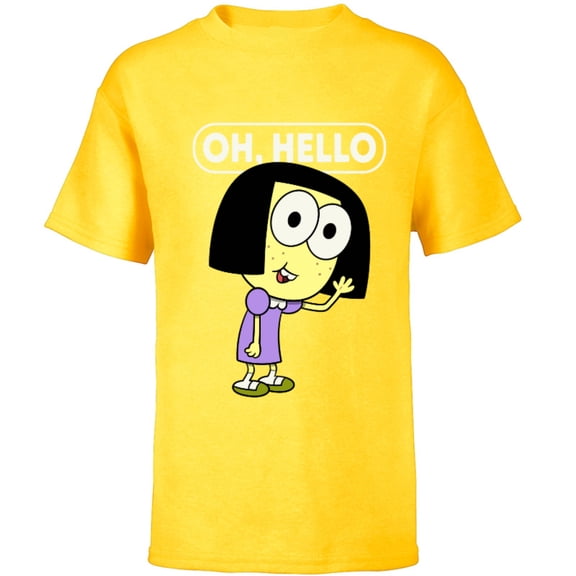 Disney Big City Greens Tilly Oh, Hello - Short Sleeve T-Shirt for Kids -Customized-Yellow
