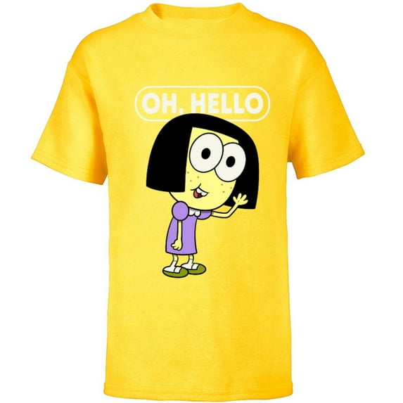 Disney Big City Greens Tilly Oh, Hello - Short Sleeve T-Shirt for Kids -Customized-Yellow