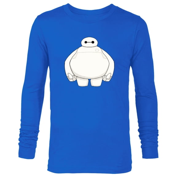 Disney Big Hero 6 Baymax Healthcare Robot T-Shirt - Long Sleeve T-Shirt for Men - Customized-Royal