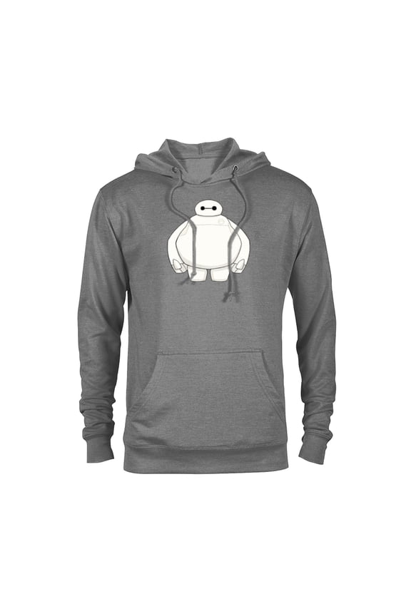 Big Hero 6 Baymax Healthcare Robot T-Shirt - Pullover Hoodie for Adults - Customized-Graphite Heather