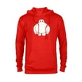 thumbnail image 1 of Disney Big Hero 6 Baymax Healthcare Robot T-Shirt - Pullover Hoodie for Adults - Customized-Red Heather, 1 of 5