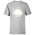 thumbnail image 1 of Disney Big Hero 6 Baymax Healthcare Robot T-Shirt - Short Sleeve T-Shirt for Kids - Customized-Athletic Heather, 1 of 5