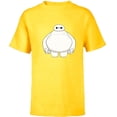 thumbnail image 1 of Disney Big Hero 6 Baymax Healthcare Robot T-Shirt - Short Sleeve T-Shirt for Kids - Customized-Yellow, 1 of 5