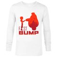 thumbnail image 1 of Disney Big Hero 6 Hiro and Baymax Fist Bump Friends T-Shirt - Long Sleeve T-Shirt for Men - Customized-White, 1 of 5