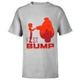 thumbnail image 1 of Disney Big Hero 6 Hiro and Baymax Fist Bump Friends T-Shirt - Short Sleeve T-Shirt for Kids - Customized-Athletic Heather, 1 of 5