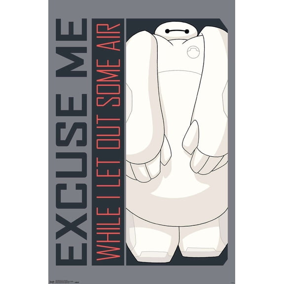 Disney Big Hero 6: The Series - Excuse Me Wall Poster, 14.725" x 22.375"