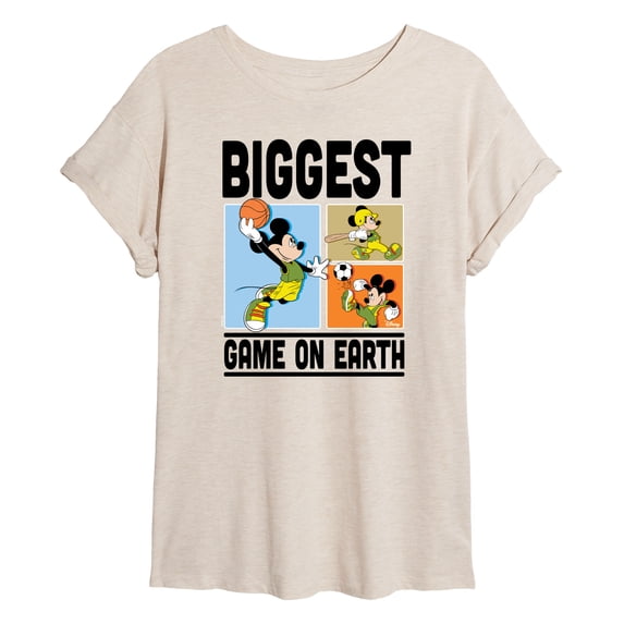 Disney - Biggest Game On Earth - Women's Oversized T-Shirt