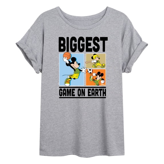 Disney - Biggest Game On Earth - Women's Oversized T-Shirt